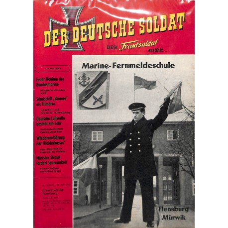 20071913	- No. 	4-1957 Der Deutsche Soldat german WWII magazine illustrated	