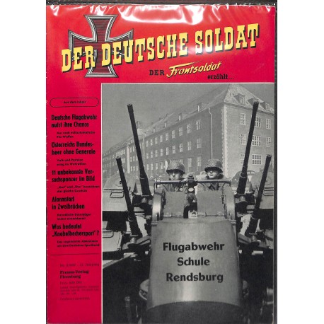 20071914	- No. 	5-1957 Der Deutsche Soldat german WWII magazine illustrated	