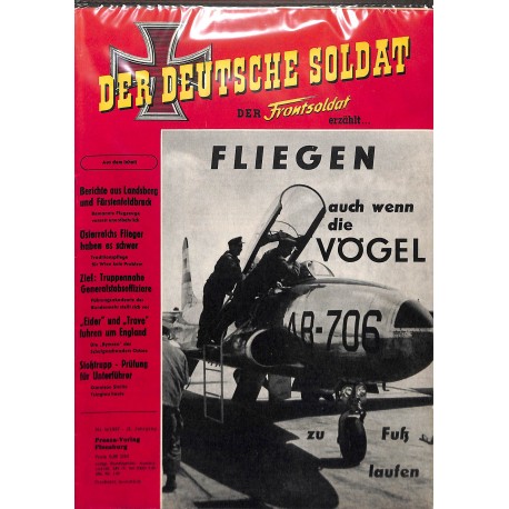 20071915	- No. 	6-1957 Der Deutsche Soldat german WWII magazine illustrated	