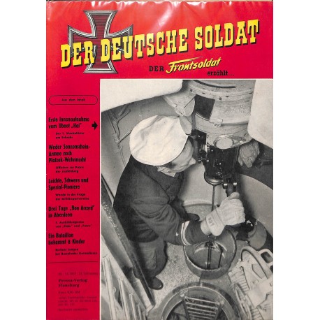 20071919	- No. 	11-1957 Der Deutsche Soldat german WWII magazine illustrated	