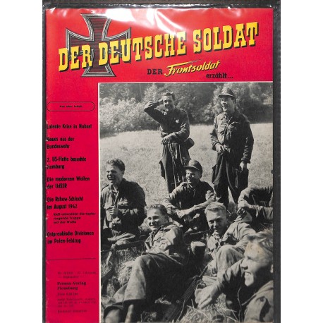 20071929	- No. 	9-1958 Der Deutsche Soldat german WWII magazine illustrated	