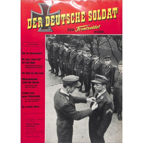 20071930	- No. 	10-1958 Der Deutsche Soldat german WWII magazine illustrated	