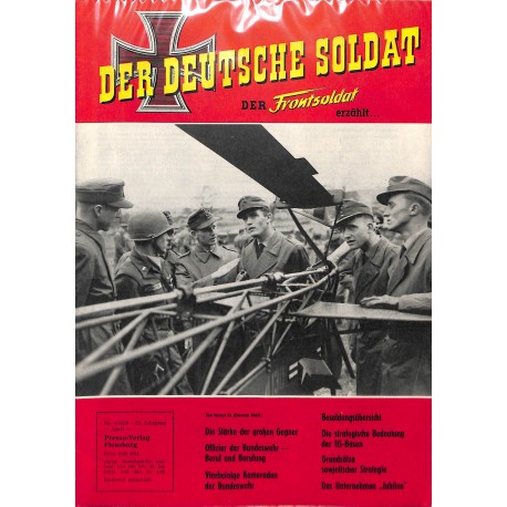 20071936	- No. 	4-1959 Der Deutsche Soldat german WWII magazine illustrated	