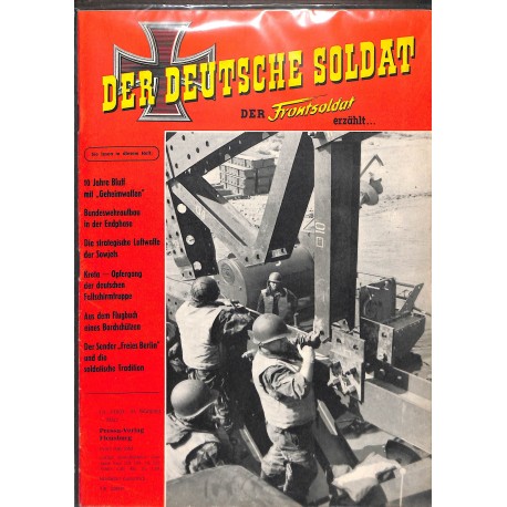 20071947	- No. 	3-1960 Der Deutsche Soldat german WWII magazine illustrated