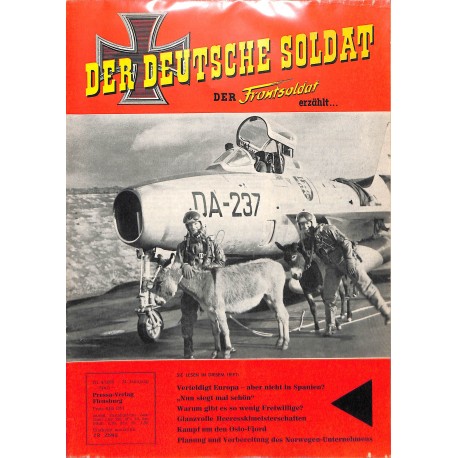 20071948	- No. 	4-1960 Der Deutsche Soldat german WWII magazine illustrated	