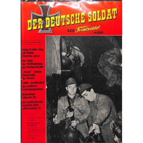 20071952	- No. 	8-1960	 Der Deutsche Soldat german WWII magazine illustrated	