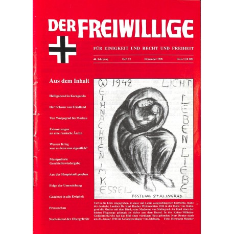 2007202	 No. 	12-1998	 DER FREIWILLIGE - Waffen-SS veteran magazine - 	