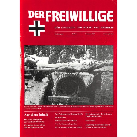 2007204	 No. 	2-1999	 DER FREIWILLIGE - Waffen-SS veteran magazine - 	