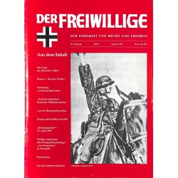 2007207	 No. 	8-1999	 DER FREIWILLIGE - Waffen-SS veteran magazine - 	