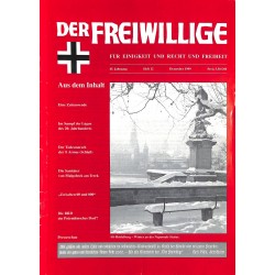 2007208	 No. 	12-1999	 DER FREIWILLIGE - Waffen-SS veteran magazine - 