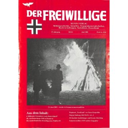 2007218	 No. 	6-2001	 DER FREIWILLIGE - Waffen-SS veteran magazine - 	