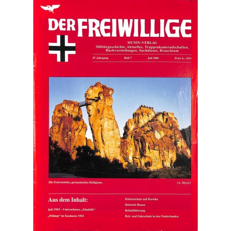 2007219	 No. 	7-2001	 DER FREIWILLIGE - Waffen-SS veteran magazine - 