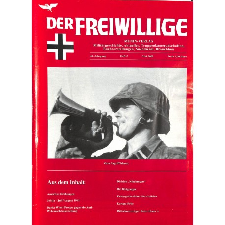 2007225	 No. 	5-2002	 DER FREIWILLIGE - Waffen-SS veteran magazine - 	