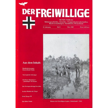 2007231	 No. 	3-2003	 DER FREIWILLIGE - Waffen-SS veteran magazine - 