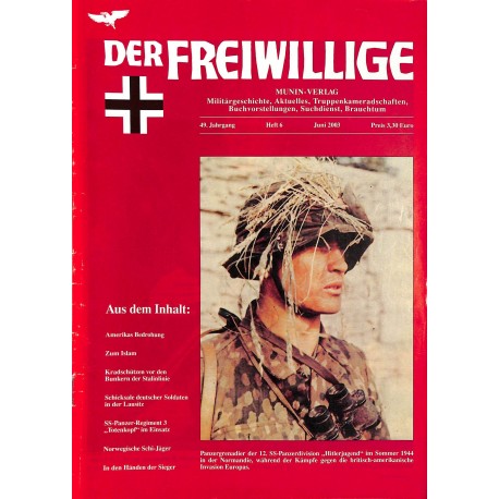 2007233	 No. 	6-2003	 DER FREIWILLIGE - Waffen-SS veteran magazine - 	