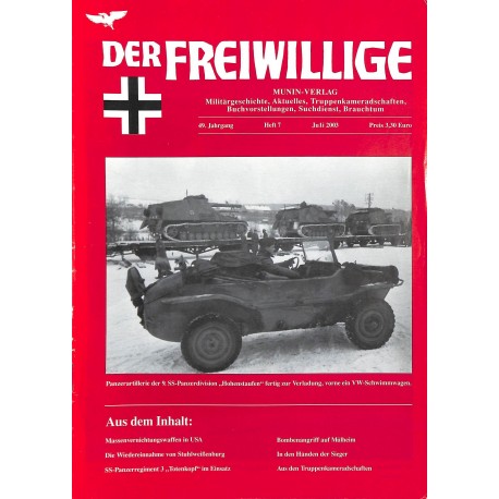 2007234	 No. 	7-2003	 DER FREIWILLIGE - Waffen-SS veteran magazine - 	