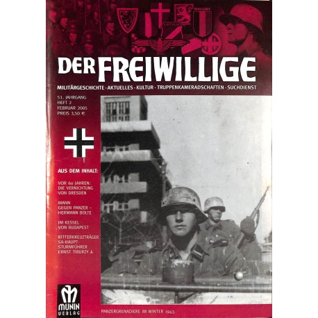 2007249	 No. 	2-2005	 DER FREIWILLIGE - Waffen-SS veteran magazine - 	