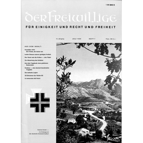 2007262	 No. 	7-1969	 DER FREIWILLIGE - Waffen-SS veteran magazine - 	