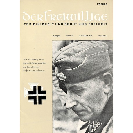 2007274	 No. 	10-1970	 DER FREIWILLIGE - Waffen-SS veteran magazine - 	