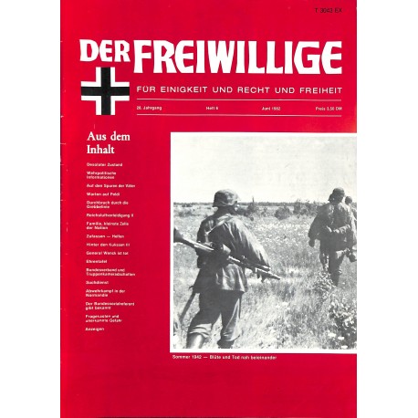 m2007/100	 No. 	6-1982	 DER FREIWILLIGE - Waffen-SS veteran magazine - 	