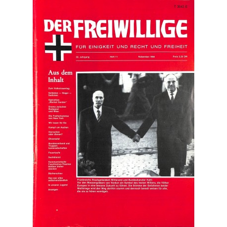 m2007/108	 No. 	11-1984	 DER FREIWILLIGE - Waffen-SS veteran magazine - 	