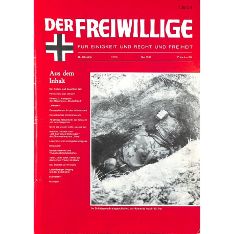 m2007/109	 No. 	5-1986	 DER FREIWILLIGE - Waffen-SS veteran magazine - 	