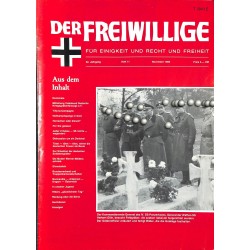 m2007/112	 No. 	11-1986	 DER FREIWILLIGE - Waffen-SS veteran magazine - 	