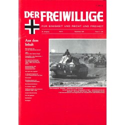 m2007/116	 No. 	9-1987	 DER FREIWILLIGE - Waffen-SS veteran magazine - 	