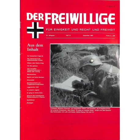 m2007/119	 No. 	12-1987	 DER FREIWILLIGE - Waffen-SS veteran magazine - 	