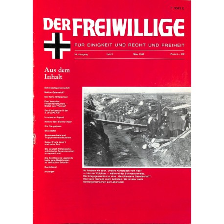 m2007/122	 No. 	3-1988	 DER FREIWILLIGE - Waffen-SS veteran magazine - 