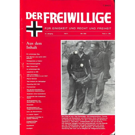 m2007/124	 No. 	5-1988	 DER FREIWILLIGE - Waffen-SS veteran magazine - 	