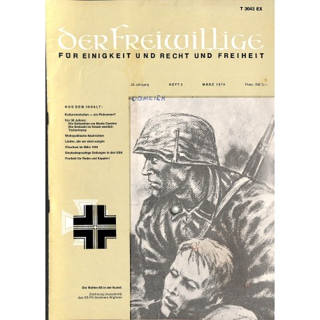 m2007/19	 No. 	3-1974	 DER FREIWILLIGE - Waffen-SS veteran magazine - 	