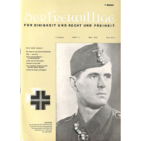 m2007/40	 No. 	5-1975	 DER FREIWILLIGE - Waffen-SS veteran magazine - 	