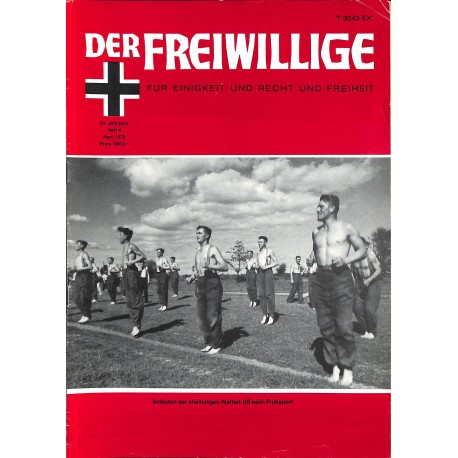 m2007/66	 No. 	4-1978	 DER FREIWILLIGE - Waffen-SS veteran magazine - 