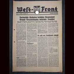 16762	 WEST-FRONT No. 	11 - 5.November 1939	