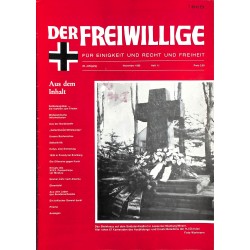 m2007/87	 No. 	11-1980	 DER FREIWILLIGE - Waffen-SS veteran magazine - 	