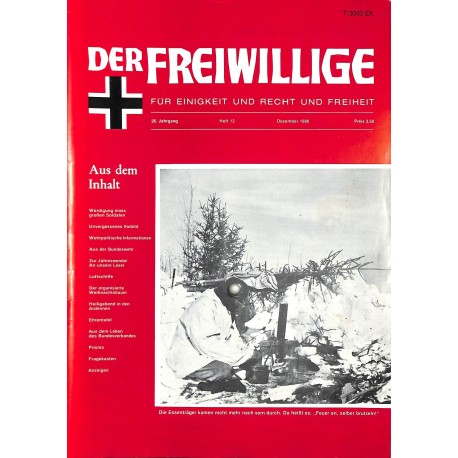 m2007/88	 No. 	12-1980	 DER FREIWILLIGE - Waffen-SS veteran magazine - 	