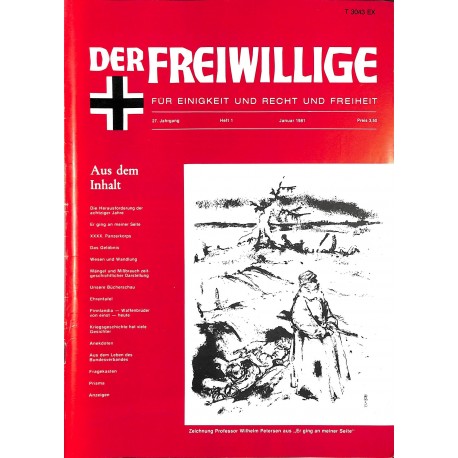 m2007/89	 No. 	1-1981	 DER FREIWILLIGE - Waffen-SS veteran magazine - 	