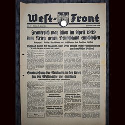 16796	 WEST-FRONT No. 	74 - 21.Januar 1940	