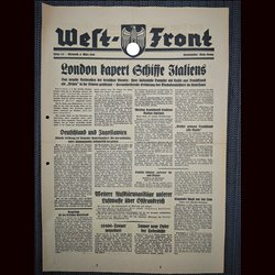 16819	 WEST-FRONT No. 	112 - 6.März 1940	