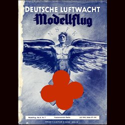 16948	 DEUTSCHE LUFTWACHT - Ausgabe Modellflug	 No. 7-1941 Band 6		condition:  good, rubbed spine