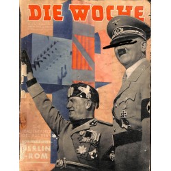 2632	 DIE WOCHE	-No.	17-1938		 WWII magazine - 	Mussolini Berlin-Rom many photos	, 42 pages,	,german illustrated magazine