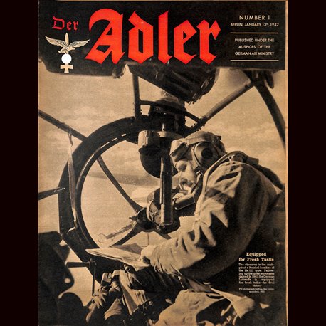 17205	 DER ADLER ENGLISH issue No. 1-1942 January	