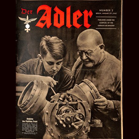 17206	 DER ADLER ENGLISH issue No. 2-1942 January	