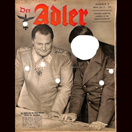 17212	 DER ADLER ENGLISH issue No. 8-1942 April	