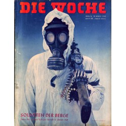 2656	 DIE WOCHE	-No.	12-1940		 WWII magazine - 	WWII colored pages,	, 28 pages,	,german illustrated magazine, many photos	