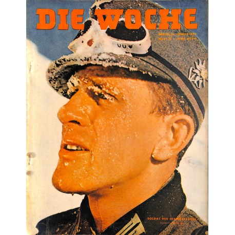 2667	 DIE WOCHE	-No.	8-1940		 WWII magazine - 	WWII	, 28 pages,	,german illustrated magazine, many photos	