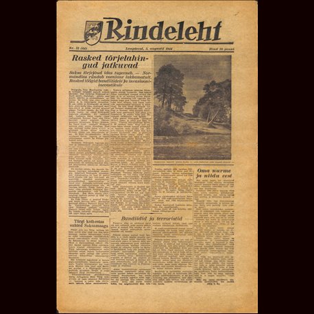 18295	 RINDELEHT	 No. 31 (64) - 5.August 1944	