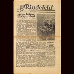 18297	 RINDELEHT	 No. 25 (58) - 24.Juni 1944 Normandy, invaion D-Day, Cherbourg	