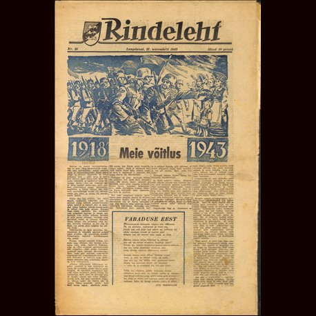 18309	 RINDELEHT	 No. 28-1943 - 27.November 1943	